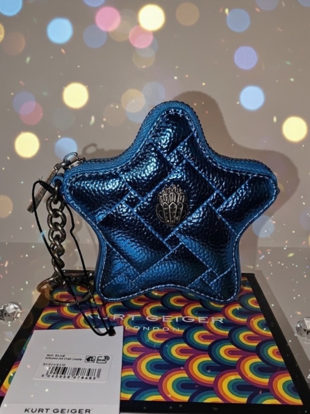 ✨ NIB Kurt Geiger London Kensington Star Charm - Mid Blue ✨
